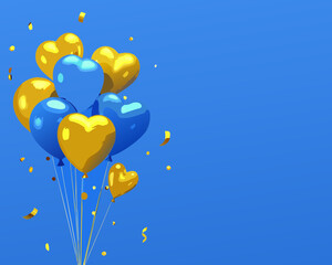 colorful balloons flying in the sky