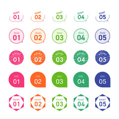 ポイント パーツデザイン素材