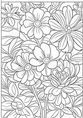 Fototapeta premium seamless floral pattern