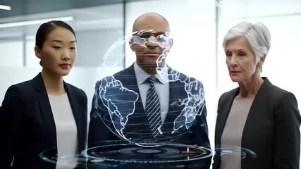 Global Business Team Meeting Tech. - Powered by Adobe