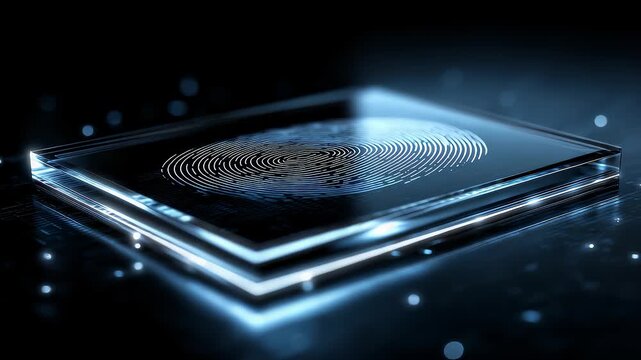 Technological Fingerprint Recognition Encryption Security