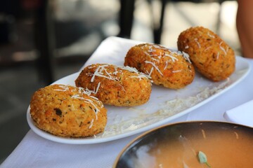 Qifqi rice balls Albanian food