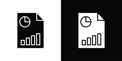 Report icon design. vector graphics in flat.