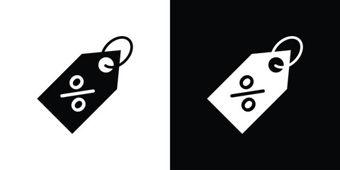 Discount tag icon design. vector graphics in flat.