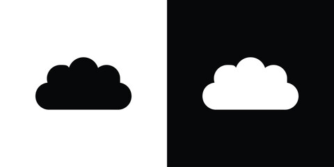 Cloud icon design. vector graphics in flat.