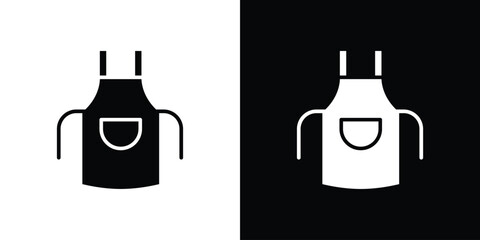 Fototapeta premium Apron icon design. vector graphics in flat.