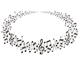 音符・五線譜_11黒