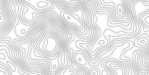 Vector geographic contour mounted map background. Abstract minimal The patter discovery vector topo map. creative discovery White wave grid stripe line map topography