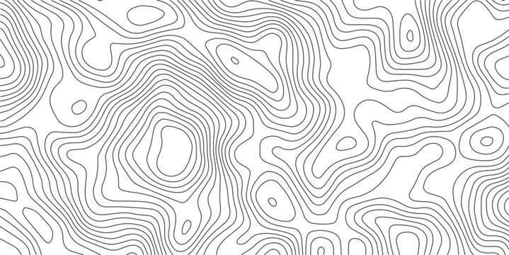 Vector geographic contour mounted map background. Abstract minimal The patter discovery vector topo map. creative discovery White wave grid stripe line map topography