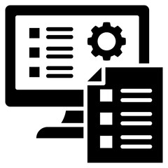 Inventory Management Glyph Icon