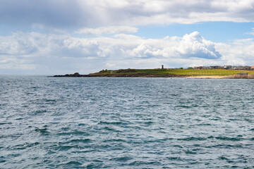 View over Anstruther beach in the East Neuk in Scotland	