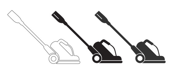 Evolution of Vacuum Cleaner Design. Iconic Silhouettes Showcasing Technological Advancements.