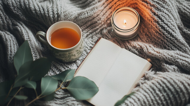 World Mental Health Day Concept: Calm and Awareness