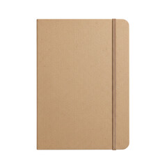 Naklejka premium Minimalist notebook with a cardboard cover