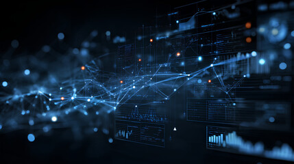 Big data and AI technology, Business intelligence and AI data science, Automating data processing, Machine learning and business intelligence, AI driven data processing, KPI performance monitoring.