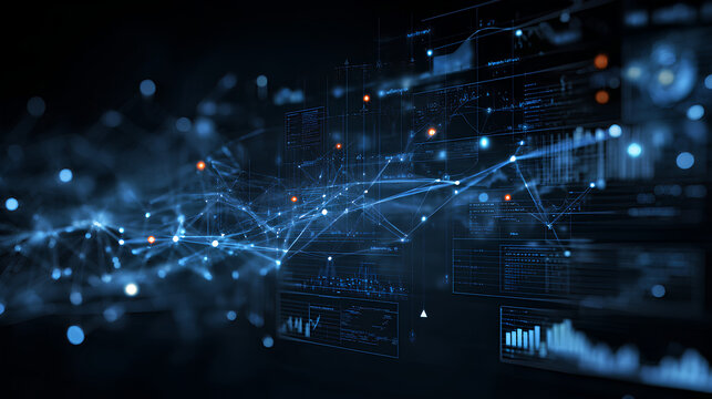 Big data and AI technology, Business intelligence and AI data science, Automating data processing, Machine learning and business intelligence, AI driven data processing, KPI performance monitoring.