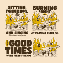 Fun Campfire Moments With Musical Fire Friends character