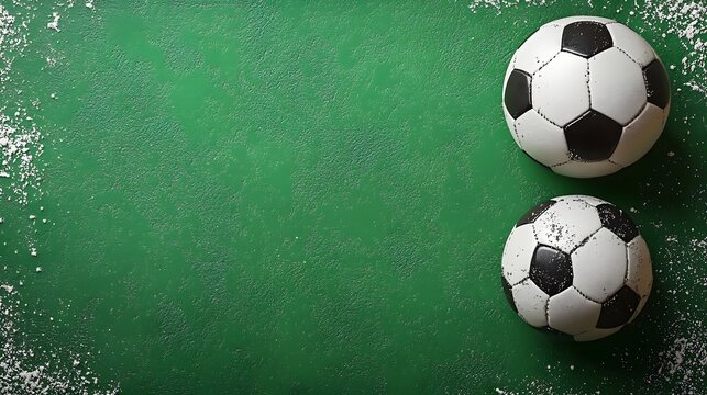 Soccer tournament vector template with ball and field, minimalist sports design for event promotion, cup poster and athletic advertisement.