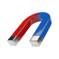 Horseshoe Magnet 3D Render Attraction Power Physics