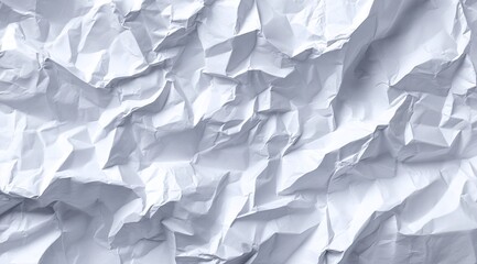 Obraz premium Crumpled white paper texture (3)