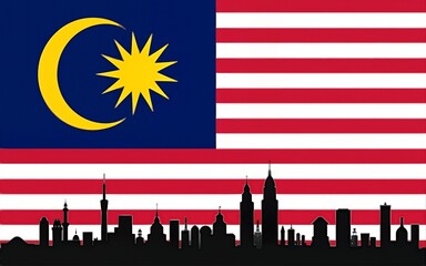 Happy Independence day, Malaysia Independence day, Malaysia, Flag of Malaysia, 31st August, 31 August, National Day, Independence Day, Moon, Star,. High quality