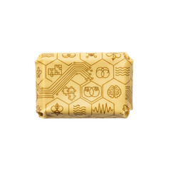 Reusable beeswax food wrap for sustainable kitchen storage