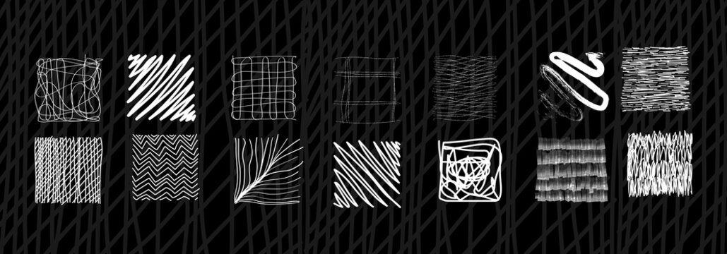 Hand Drawn Texture Patterns Collection