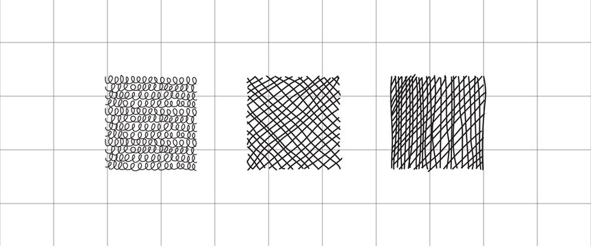 Hand Drawn Texture Patterns Collection