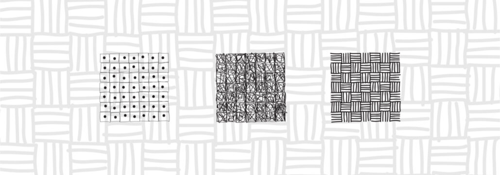 Hand Drawn Texture Patterns Collection