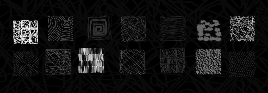 Hand Drawn Texture Patterns Collection