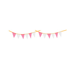 festive flag  vector ilustration