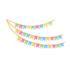 Obraz premium festive flag vector ilustration