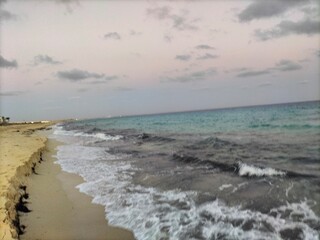 Evening calm by the beach in North Coast, Egypt