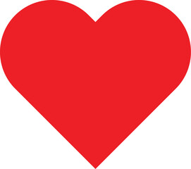 Vector of heart icon.heart icon.heart.