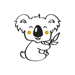 Baby koala logotype.ai