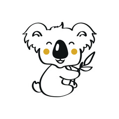 Baby koala logotype