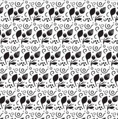 Creative new seamless pattern by shapes