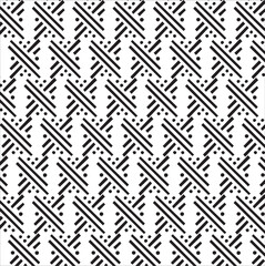 Creative new seamless pattern by shapes