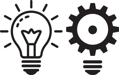 Innovation and Mechanical Efficiency A Conceptual Illustration of Ideas and Engineering Solutions