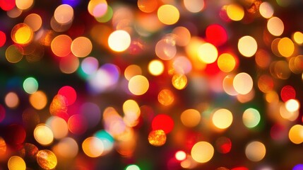 Beautiful Abstract Background with Soft Out of Focus Bokeh Lights