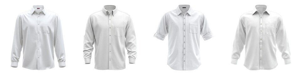 Shirt dress shirt casual shirt isolated on transparent background.