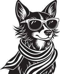 A funny cartoon vector illustration of a cute cat and mouse