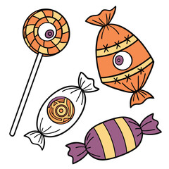 Halloween Vector Illustration Bundle &ndash; Witches, Pumpkins, Haunted Houses, Spooky Characters, and Trick-or-Treat Designs