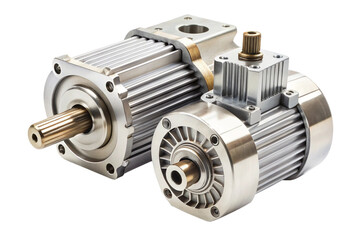 car engine isolated on white background