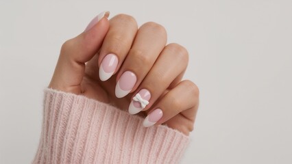Decorated nails beauty salon women's beauty