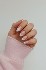 Decorated nails beauty salon women's beauty