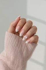 Decorated nails beauty salon women's beauty