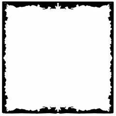 Frame with vintage burned edges, perfect for spooky, gothic, or Halloween-themed projects and creative layouts.