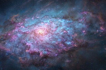 銀河の端で輝く星雲：独特の星形成領域