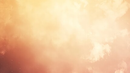 Yellow background with clouds and stars